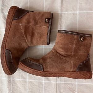 Livie & Luca Kids Size 2 Youth Tan Suede Leather Monte Boots Boys Girls Unisex